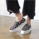 Women's High Thick Platform Wedge Heel Dot Pattern Fashion Sneakers Shoes