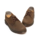 Men's Round Toe Height Increasing Hidden Insole Brown Casual Shoes