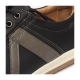 Men's Cap Toe Black Line Stitch Fashion Sneakers Shoes