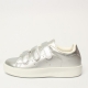 Women's Triple Velcro Strap White Platform Silver Synthetic Leather Fashion﻿ Sneakers Shoes