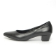 Women's Pointy Toe Comfort Block Med Heel Pumps Shoes