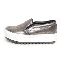 Women's Thick Platform Vintage Mercury Med Wedge Heel Slip On Fashion Sneakers Shoes