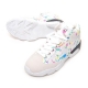 Women's Multi Color Painting Low Top White Fashion Sneakers
