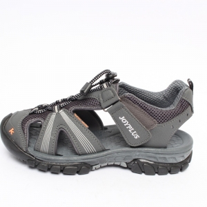 Men's Low Rise Gray﻿ Hiking Shoes. Round Toe, Gray﻿ Synthetic Leather, Made In South Korea, Outdoor, Hiking shoes