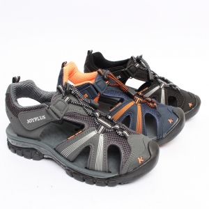 Men's Low Rise Hiking Shoes Round Toe, Black Synthetic Leather, Made In South Korea, Outdoor, Hiking shoes