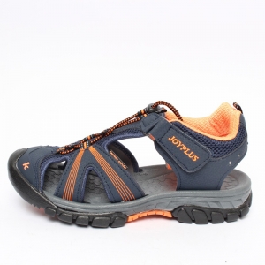 Men's Low Rise Blue﻿ Hiking Shoes. Round Toe, Blue﻿ Synthetic Leather, Made In South Korea, Outdoor, Hiking shoes