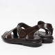 Men's Open Toe Gladiator Brown Sandals
