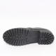 Women's Glossy Black Combat Sole Loafers Shoes