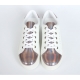 Women's Metallic Silver Bronze Fashion Sneakers Shoes