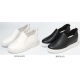 Women's White Platform Hidden Wedge Insole Slip On Sneakers