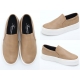 Women's Height Increasing Hidden Insole White Platform Slip On Sneakers Shoes