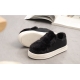 Women's Fur Decoration Height Increasing Insole Sneakers Shoes