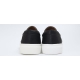 Women's Apron Toe White Platform Slip On Sneakers Beige Gray Black Shoes