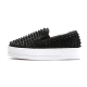 Women's Thick Platform Spike Stud Slip On Sneakers Shoes