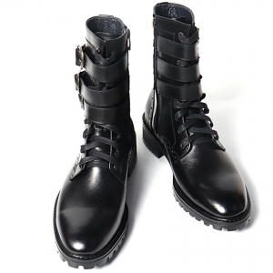 https://what-is-fashion.com/6450-49815-thickbox/men-s-chic-black-brown-whiter-real-leather-triple-strap-buckle-ankle-boots-side-zip-made-korea-.jpg
