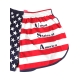 Mens US flag cotton boxer briefs underwear trunk slip pants