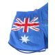 Mens AU flag cotton boxer briefs underwear trunk slip pants