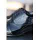 Mens punching lace up Wrinkle high heel Dress shoes
