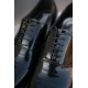 Mens punching lace up Wrinkle high heel Dress shoes