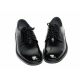 Navy Oxfrod black real Leather Lace Up dress shoes size US11 US12 US13
