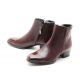 Mens brown real Leather side zipper Ankle boots made in KOREA US5.5-10.5