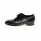 Mens black real Cow Leather Lace Up crocodile skin style dress shoes